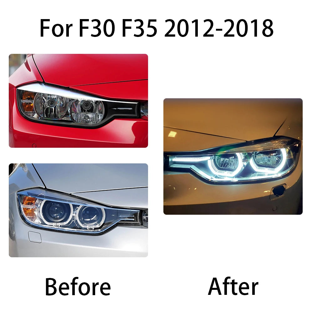 BMW 3 Series F30 Headlight 2012-2019 DRLs